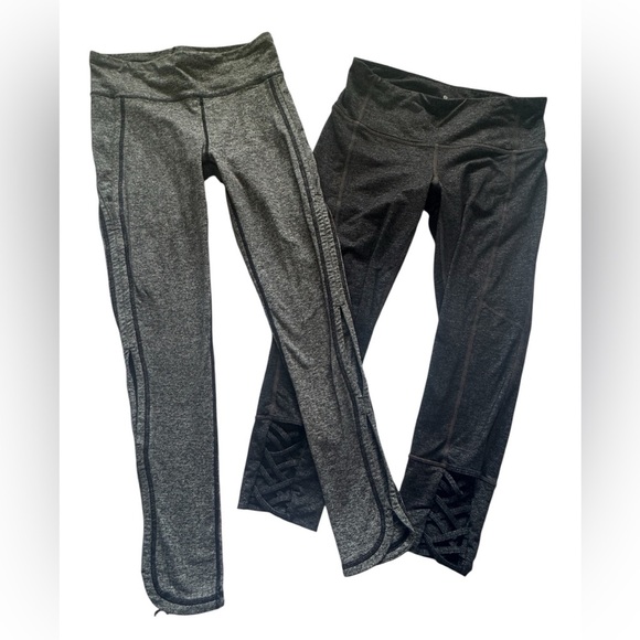 Free People Movement Gray and Athleta Dark Gray Athletic Workout Leggings Sz XS - Picture 1 of 8